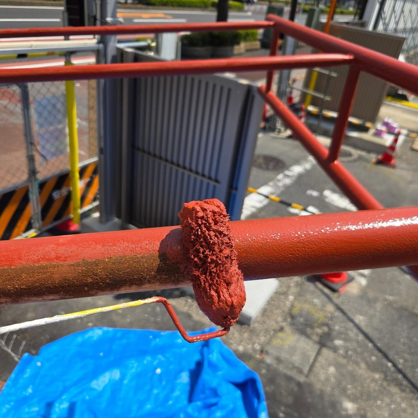 川崎市川崎区にて鉄部塗装、完成しました